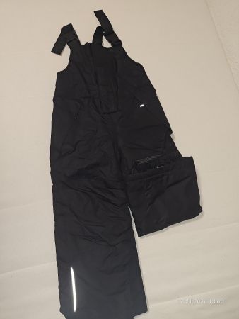 Schwarze Kinderskihose / Schneehose, Grösse 98/104