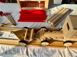 Nic Creamobil Holzspielzeug-Set "Eisenbahn"