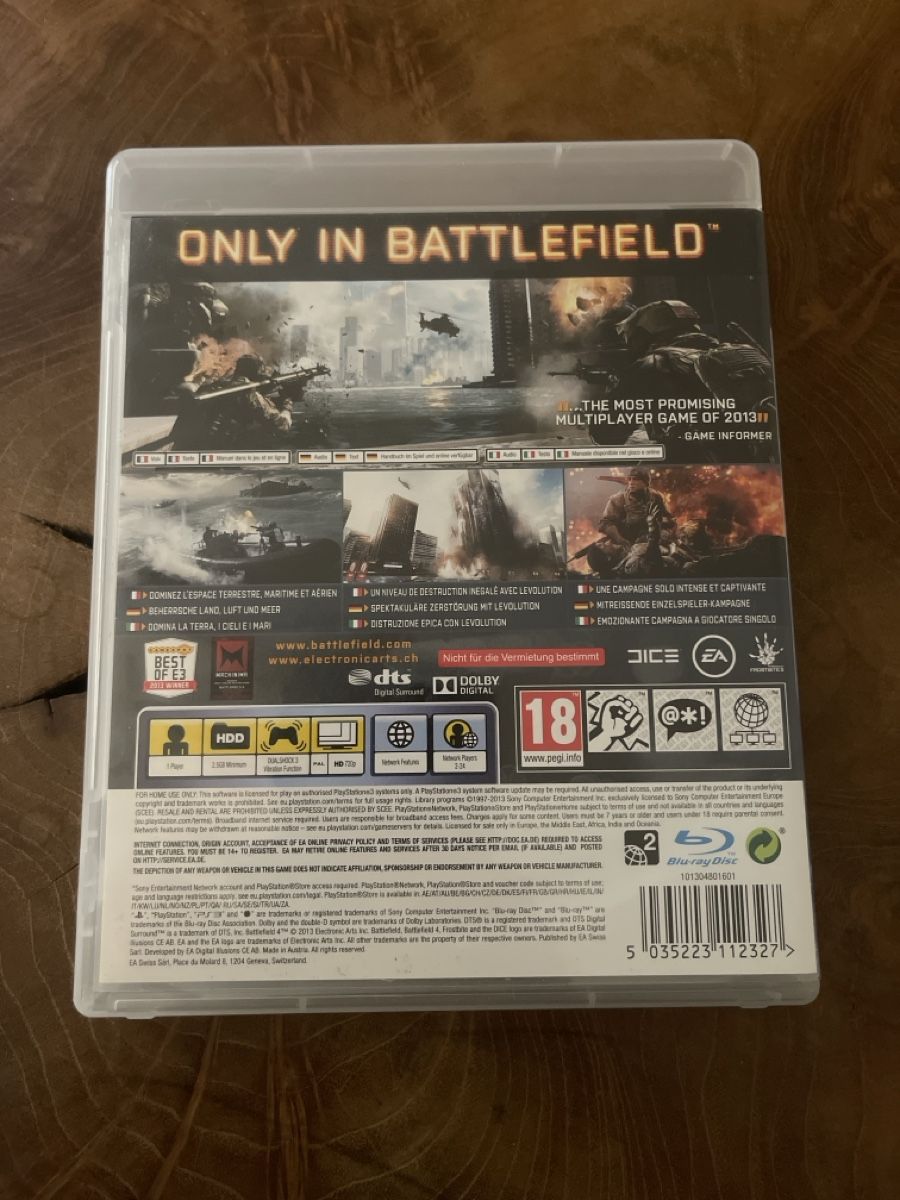 Giochi: Battlefield 4 - PS3 - Jeu d'action intense et captivant – Nuovo (secondo la descrizione) da Renens VD venduto da fra_2rxn 1