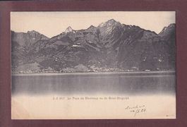 MONTREUX et environs depuis St. Gingolph - 1906