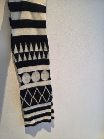 MARCCAIN Woll-Schal, Schwarz/Weiss, Winter-Accessoire!