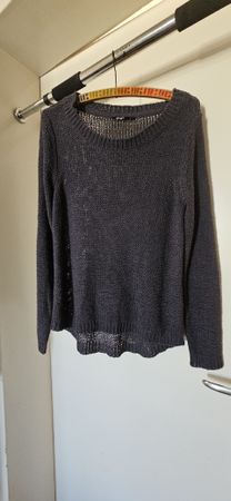 Only Strickpullover, dunkelgrau, Gr. M – ideal für Herbst!