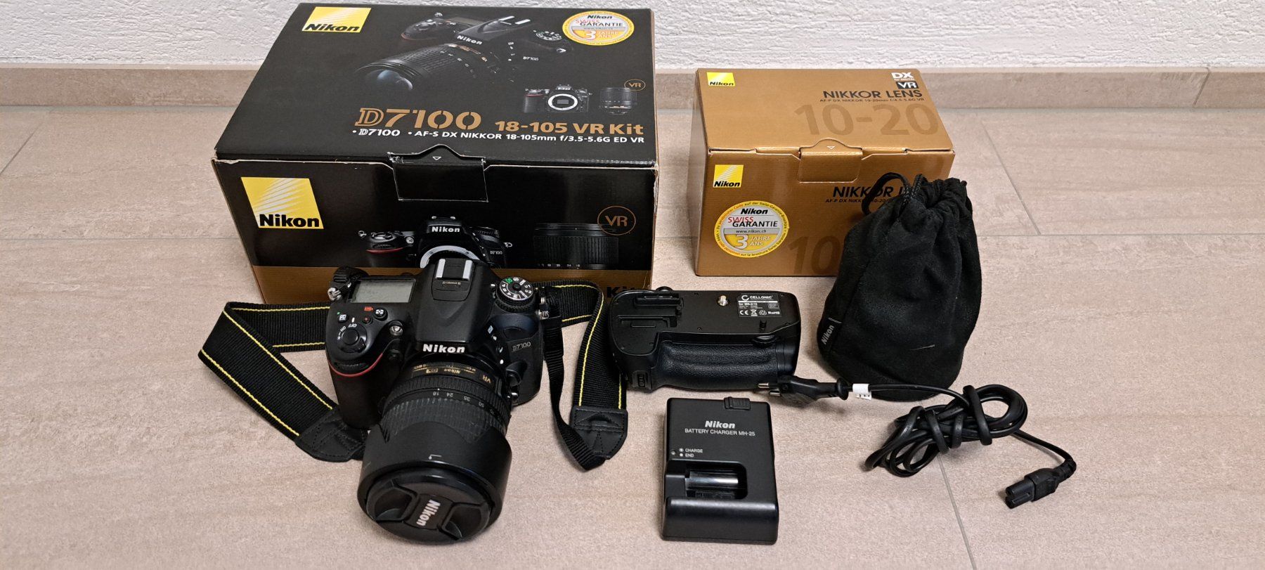 Nikon Kamera: Nikon D7100 Kit Erstbesitz 2 Objektiven & Batteriegriff 29K – Gebraucht aus Bergdietikon von Szhioi 2