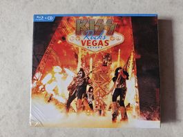 Kiss  -  Rocks Vegas / CD + Bluray Set Fabrikneu