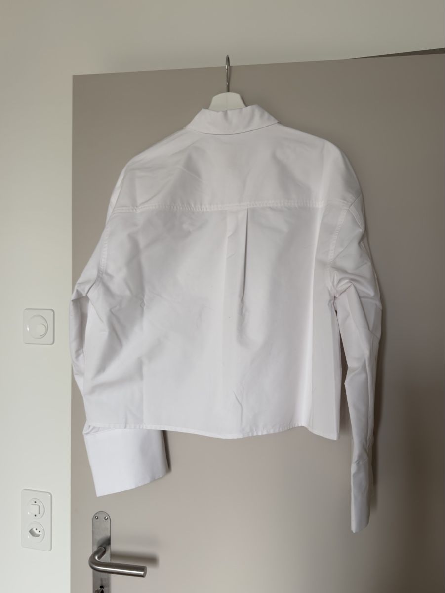 Blusen: 2nd Day Cropped Oversize Hemdbluse, EU38 – Neu (gemäss Beschreibung) aus Kloten von preloved9 4