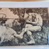 RADIERUNG 1895, Signiert 