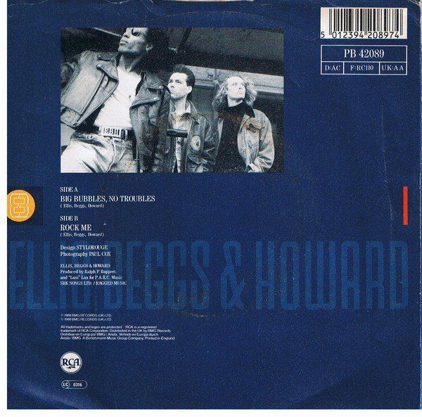 Dischi in vinile: Ellis Beggs & Howard:  Big Bubbles, No Troubles 7" – Usato da Steinhausen venduto da Vilivinili 1