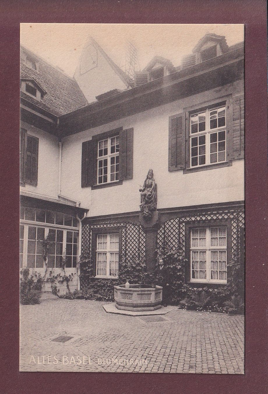 Cartes postales: Altes BASEL - Blumenrain – D'occasion à Pully par nicecards
