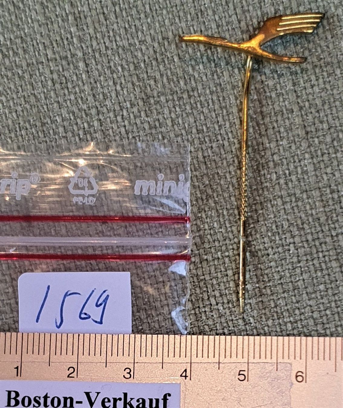 Plaketten & Abzeichen: I569  Fluggesellschaft Airline Lufthansa Anstecknadel – Gebraucht aus Reinach BL von Boston-Verkauf 1