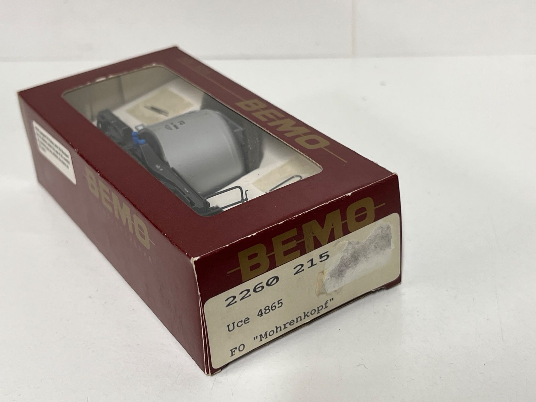 Bemo Modellini di ferrovie: BEMO 2260 215 Uce 4865 FO "Mohrenkopf" – Nuovo e nell'imballaggio originale da Neuenhof venduto da ludovicco 2