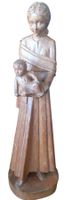 Skulptur Madonna mit Kind
