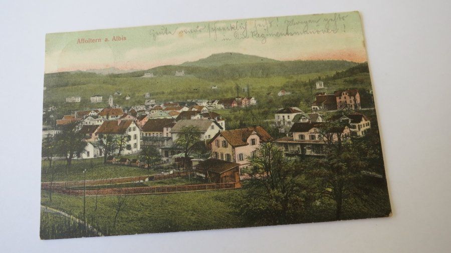 Ansichtskarten: Affoltern a. Albis / ZH - 1909 – Gebraucht aus Jona von centumprata