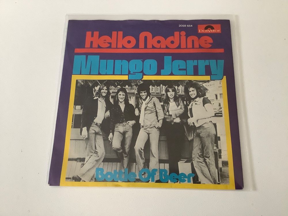 Mungo Jerry Single Hello Nadine / Bottle Of Beer Kaufen auf Ricardo