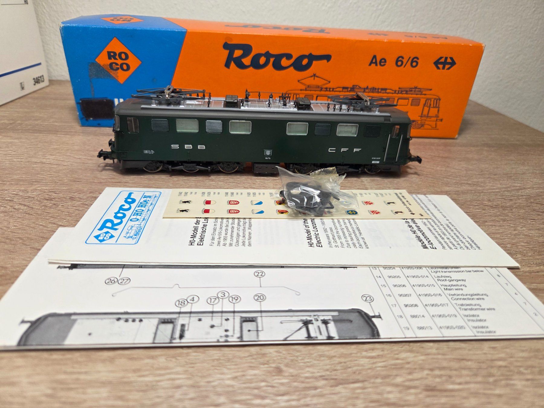 Roco Modellini di ferrovie: Roco 43535 E-Lok Ae 6/6 SBB H0 – Usato da St-Aubin-Sauges venduto da Lo_Go 6