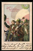 Litho Ganzsache PP27C17: Hannover, 14. B
