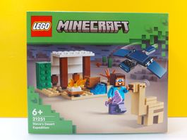 LEGO Minecraft 21251 Stevens Wüstenexpedition NEU