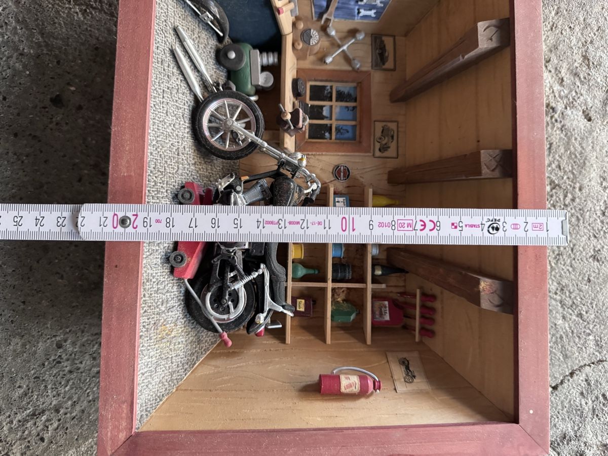 Kit di modellismo & Modellini statici: Diorama Motorradwerkstatt mit Harley Davidson, – Usato da Seon venduto da kst_d7jh 3