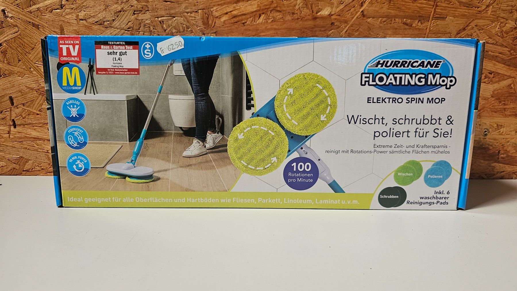 Sonstiges für Haushalt & Wohnen: Hurricane Floating Mop Bodenwischer ab Fr. 1.- – Neu und originalverpackt aus Koppigen von Bracher_Mail-House