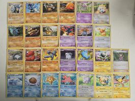Pokemonkarten, ältere Sets, DE, keine Holos