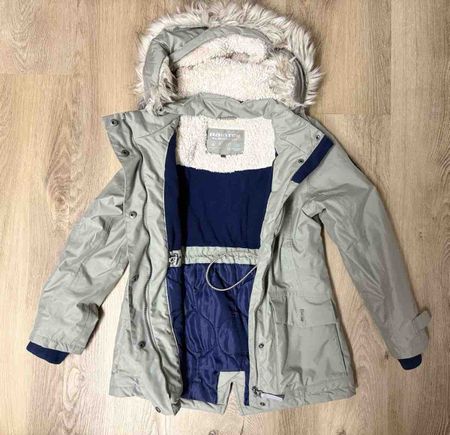 Raintex Kinder-Winterjacke mit Kapuze, Gr. 140