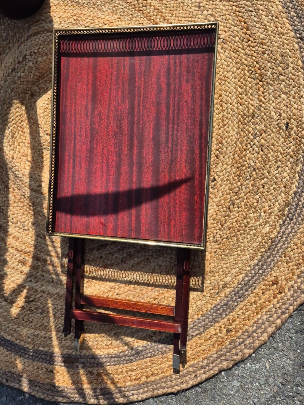 Tavoli: Table d'appoint pliante vintage,  bout de canapé – Usato da Fully venduto da tameab 3