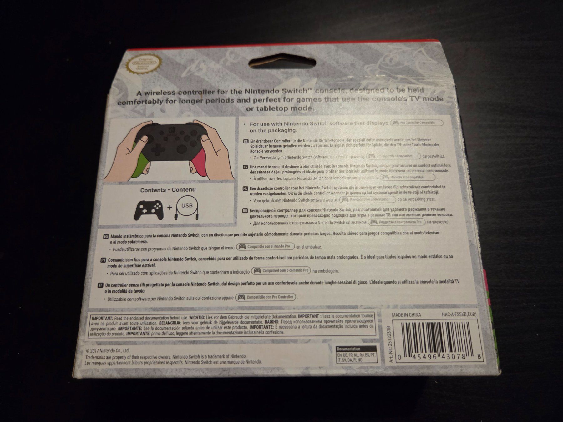 Nintendo Manettes: Original Splatoon 2 - Pro Controller für Nintendo Switch 1&2 – D'occasion à Vilters par oOLinkOo 3