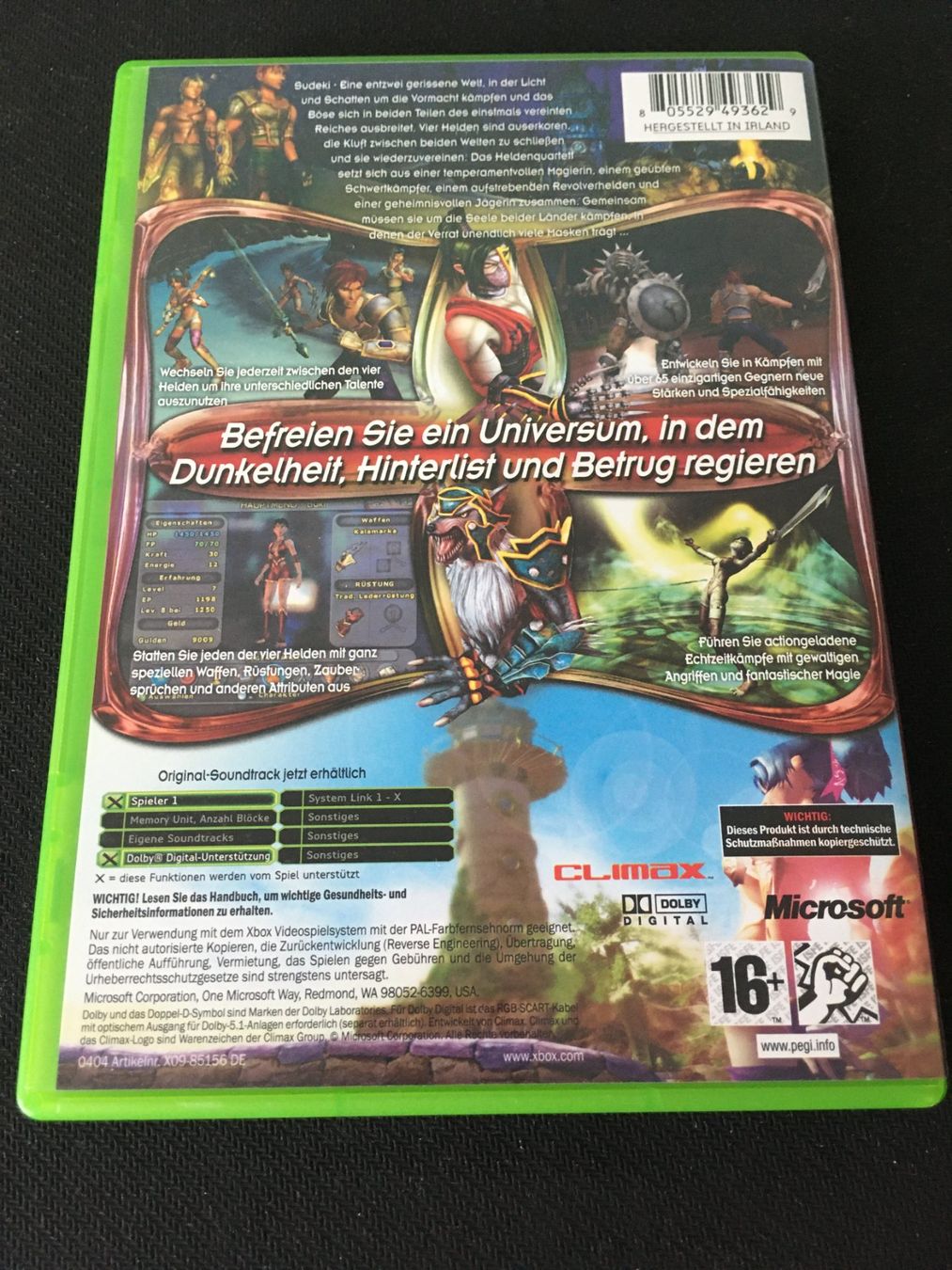 Microsoft Giochi: Sudeki - Xbox Game – Usato da St.Gallen venduto da Punktchen01 1