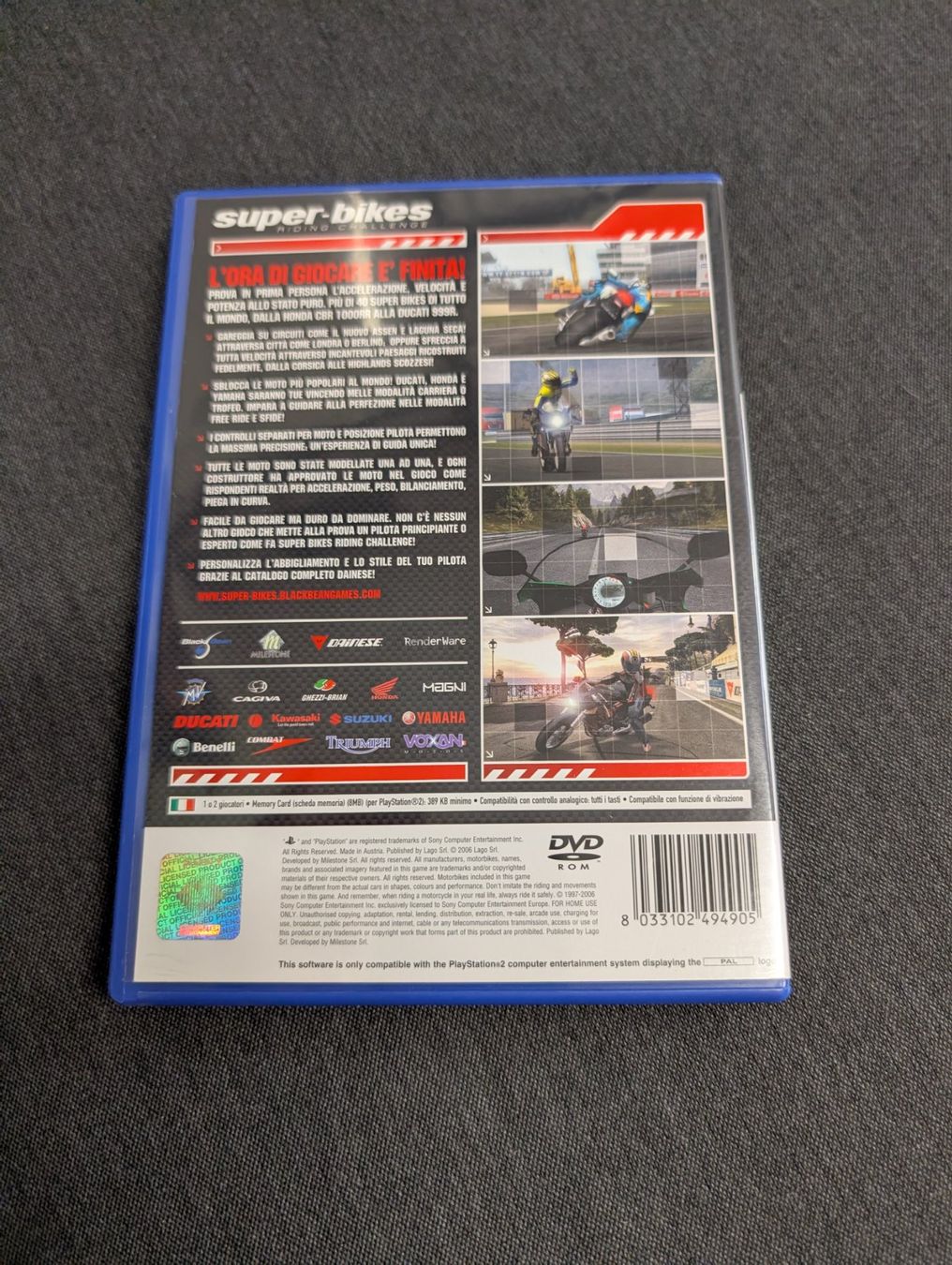 Giochi: Super bikes riding challenge Sony playstation 2 – Usato da Giubiasco venduto da Ticinerd 1
