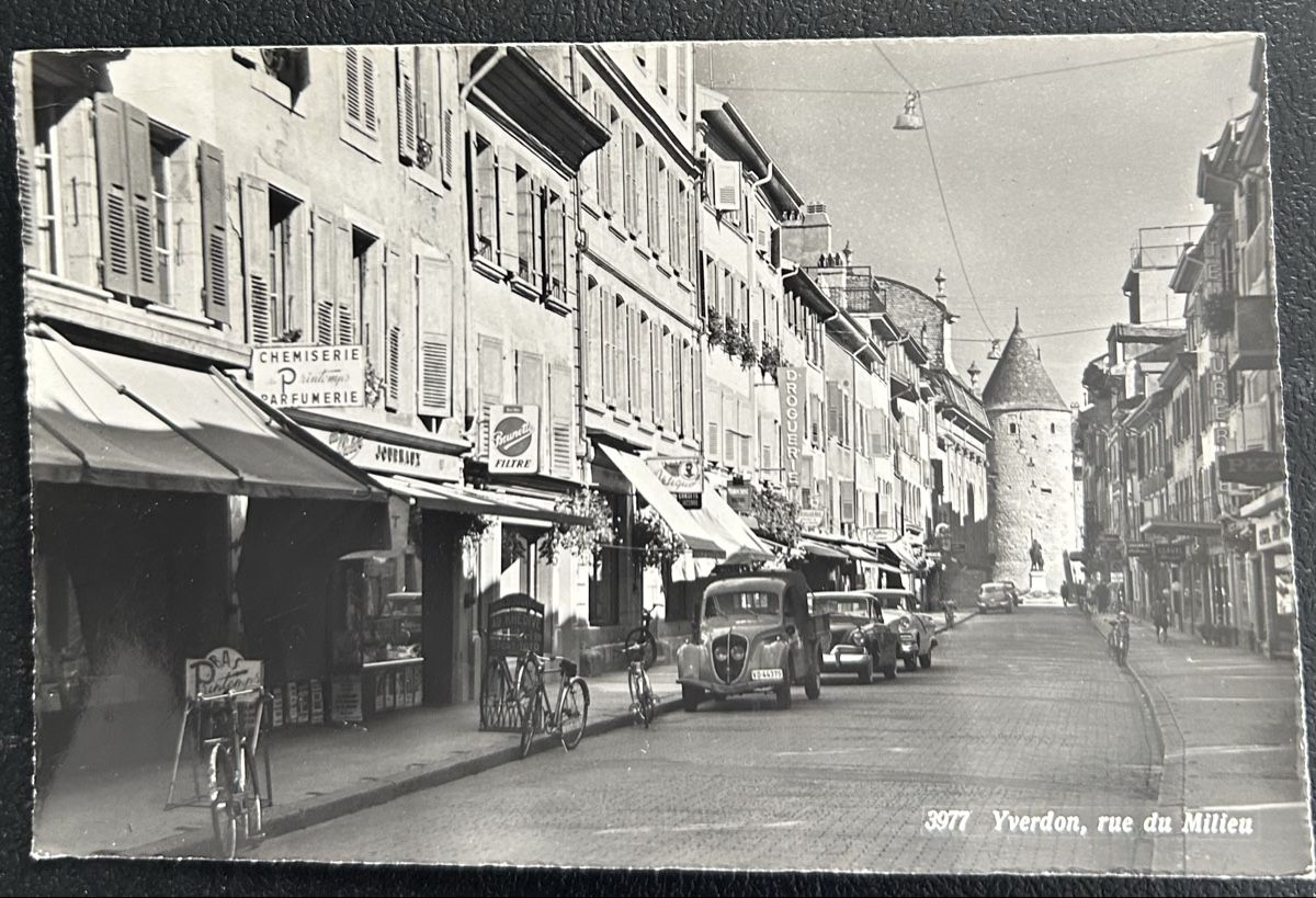 Cartoline postali: Yverdon rue du Milieu – Usato da Horw venduto da Tellbub