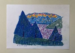 Walter Ropélé 1934 Ölkreide/Papier sign. 24x15cm gut dotiert