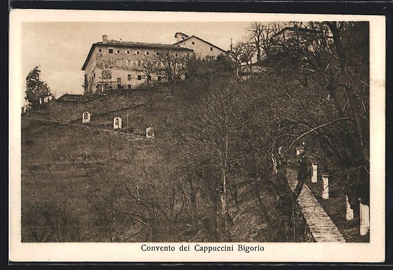 Ansichtskarten: AK Bigorio, Conevnto dei Cappuccini – Gebraucht aus Berlin von bartko-reher