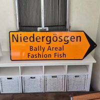 Verkehrsschild /Strassen Schild Umleitung Niedergösgen