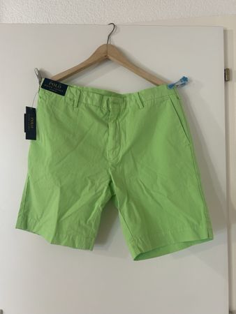 Short Polo Ralph Lauren vert lime neuf avec étiquette