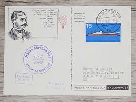 CL04 Carte Postale + Timbre Allemagne 1957