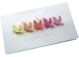 Stanzschablone Nr. 983, Taube, Vogel (Sizzix geeignet)