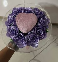 Bouquet de fleurs avec rangement cœur Blumenstraus mit Herz