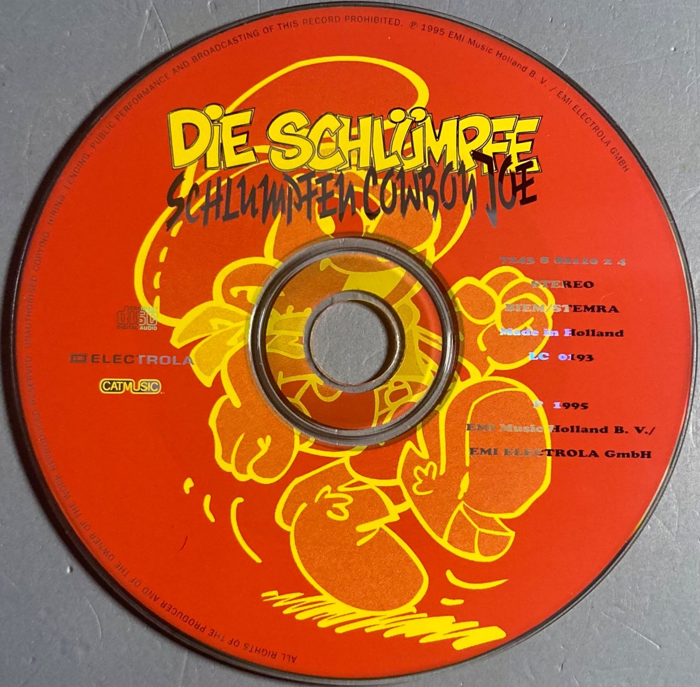 CD: DIE SCHLÜMPFE - SCHLUMPFEN COWBOY JOE – Usato da Poliez-Pittet venduto da Newtown-Records 1