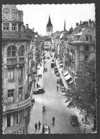Zürich Rennweg mit alten Autos