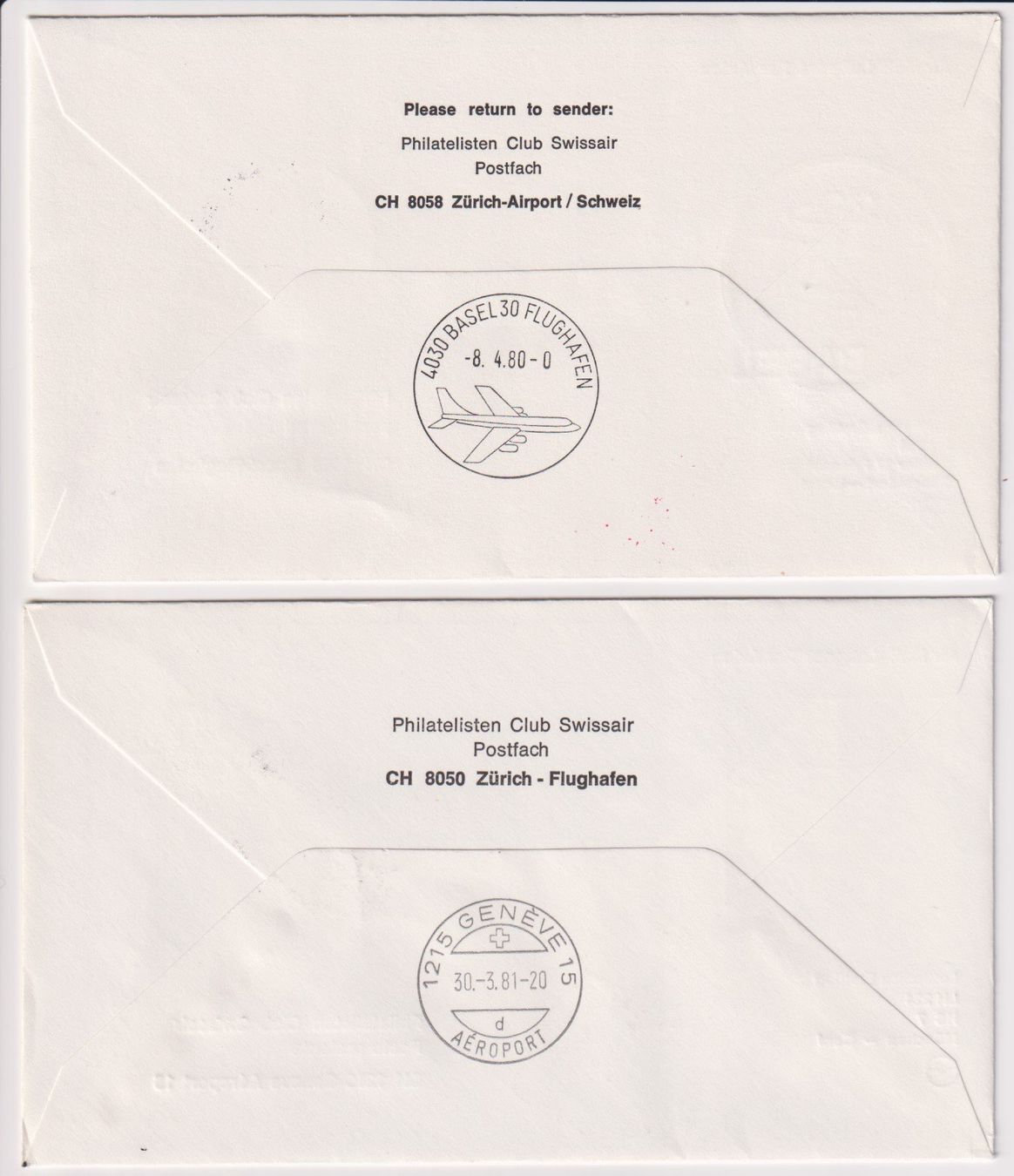 Alle Briefmarken: 4 x BRD, Lufthans Erstflüge – Gebraucht aus Bellach von qsearch 1