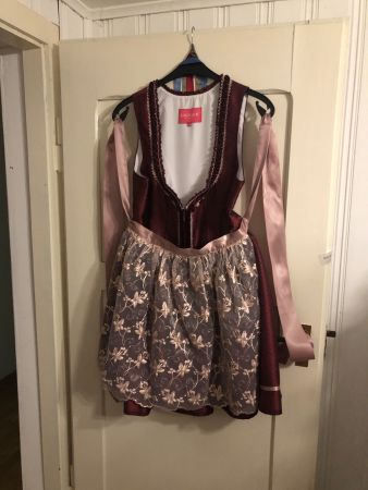 Dirndl Krüger Madl bordeaux Grösse 44 gebraucht
