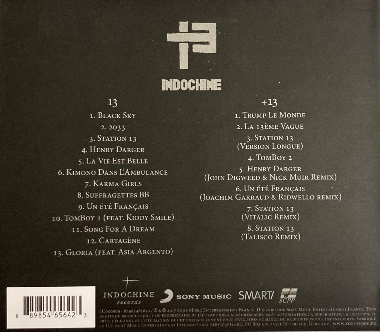 CDs: INDOCHINE - 13 – D'occasion à Poliez-Pittet par Newtown-Records 5