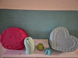 Backformen Set für, Cake,Muffins usw., Top Zustand!Silikon