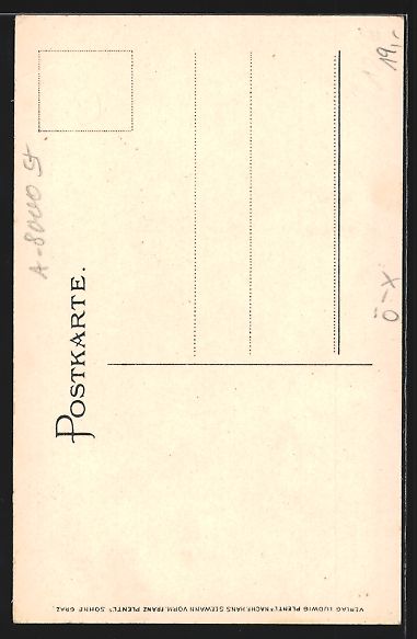 Cartoline postali: sign. E. Wagner: Graz, Hauptversammlung  – Usato da Berlin venduto da bartko-reher 1