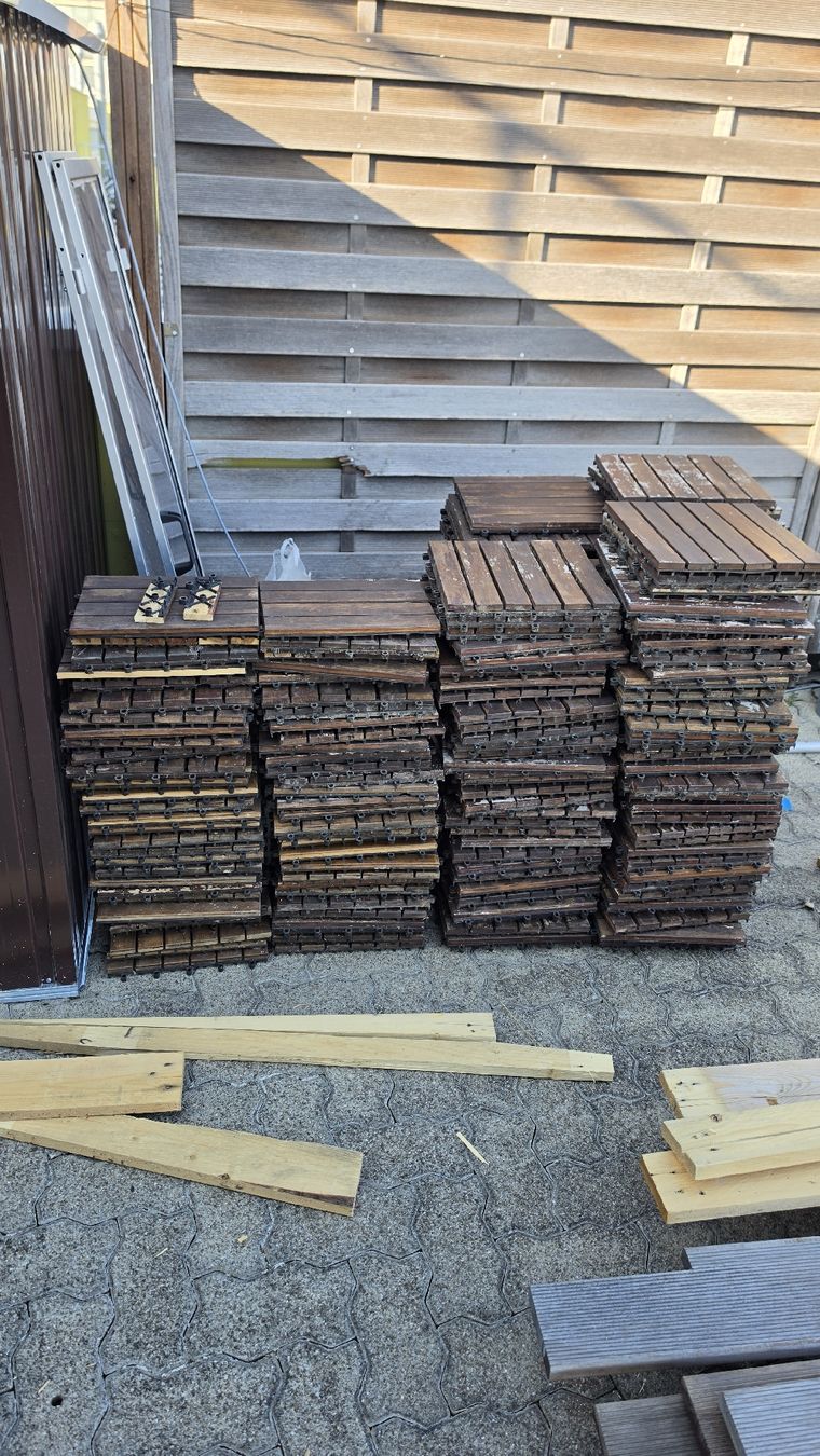 Bodenbeläge:  Terrassenplatten klick fliessen – Gebraucht aus Glattbrugg von F_J 1