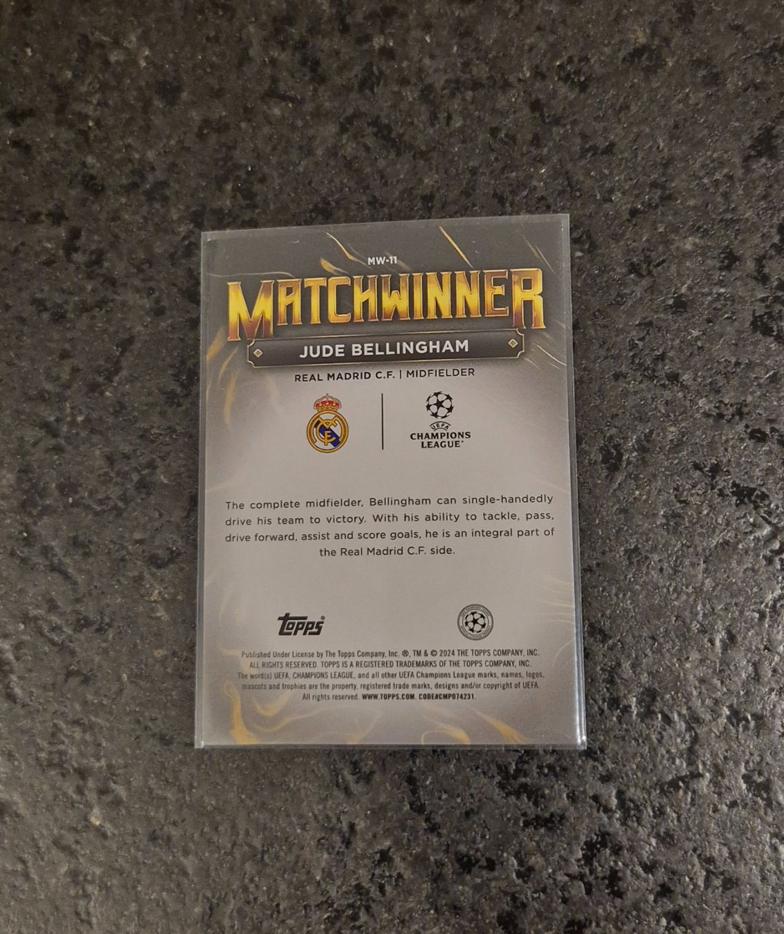 Topps Carte collezionabili: Jude Bellingham - Real Madrid - Topps – Nuovo (secondo la descrizione) da Burg AG venduto da Danoe 1