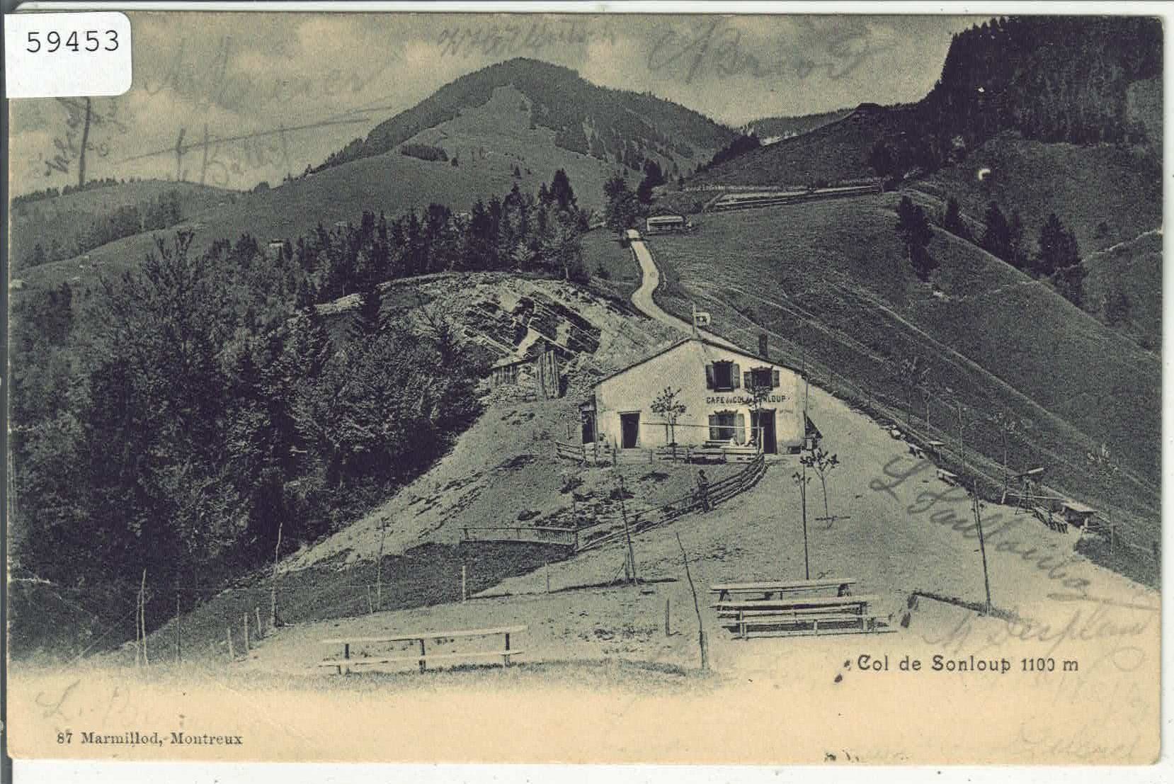 Ansichtskarten: Cafe du Col de Sonloup – Gebraucht aus Ettingen von Kartenplanet