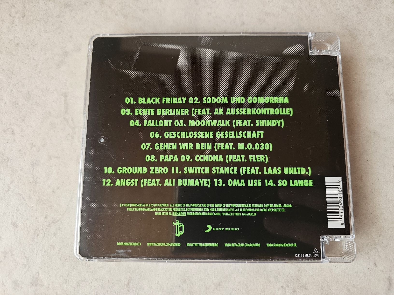 CD: Bushido  -  Black Friday – Usato da Schneisingen venduto da backstore24 1