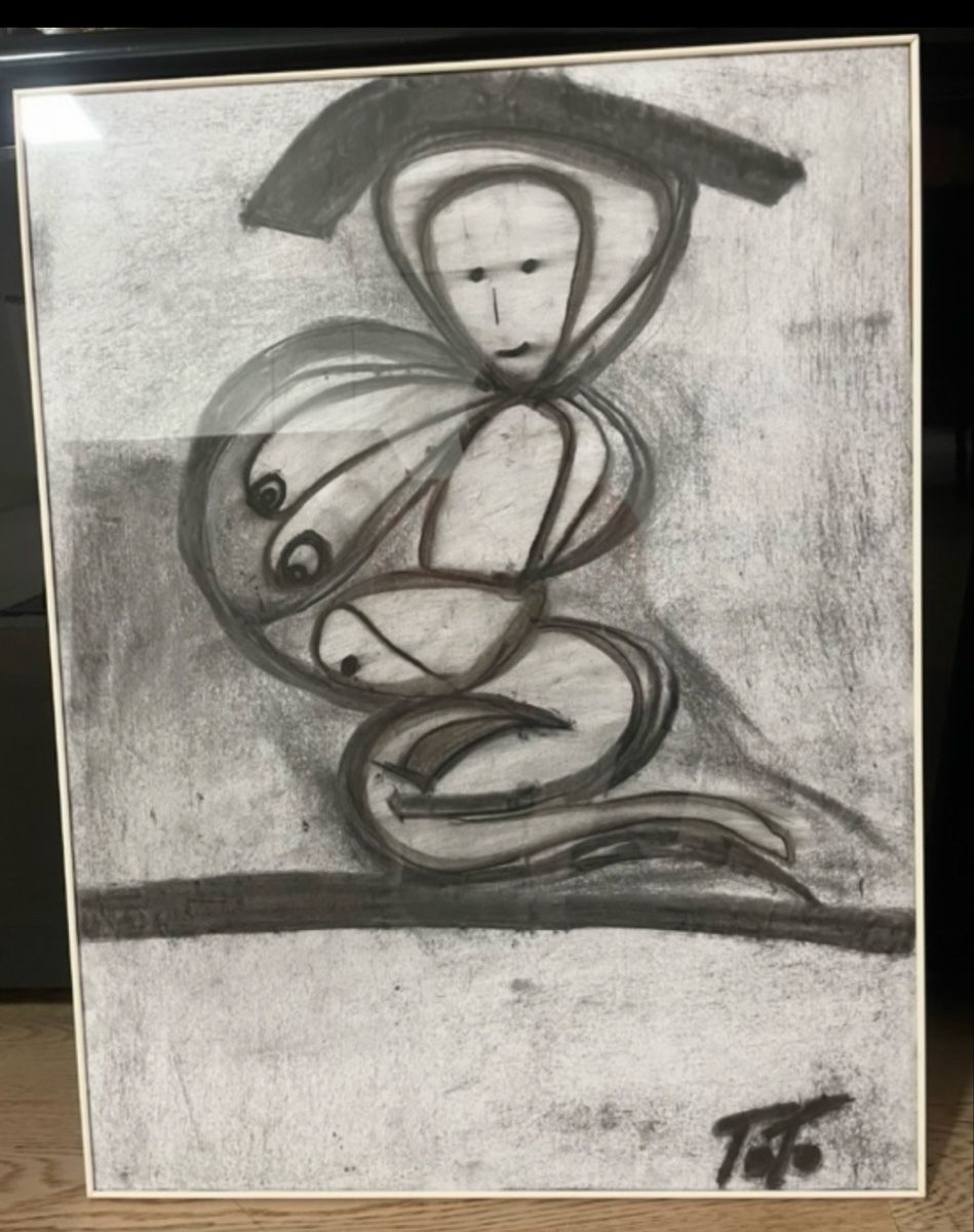 Foto & Immagini: Kunst Bild Kohle auf Papier 40x50 – Nuovo (secondo la descrizione) da Lausen venduto da artehome 5
