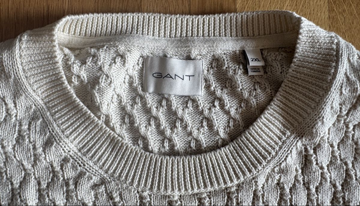 Gant Pullover & Sweatshirts: Gant Herren Pullover Strick | Farbe: Beige - Grösse: XXL – Neu (gemäss Beschreibung) aus Zürich von DoctorDi 3