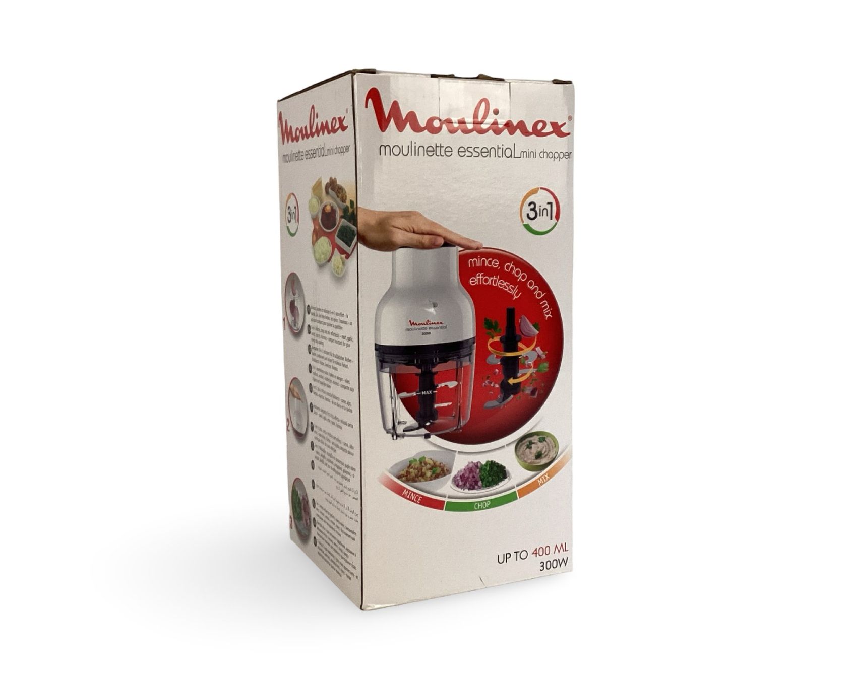 Moulinex Elettrodomestici da cucina: MOULINEX mulinette essential 3-in-1 mini chopper – Nuovo (secondo la descrizione) da Zürich venduto da Restwert_Zuerich